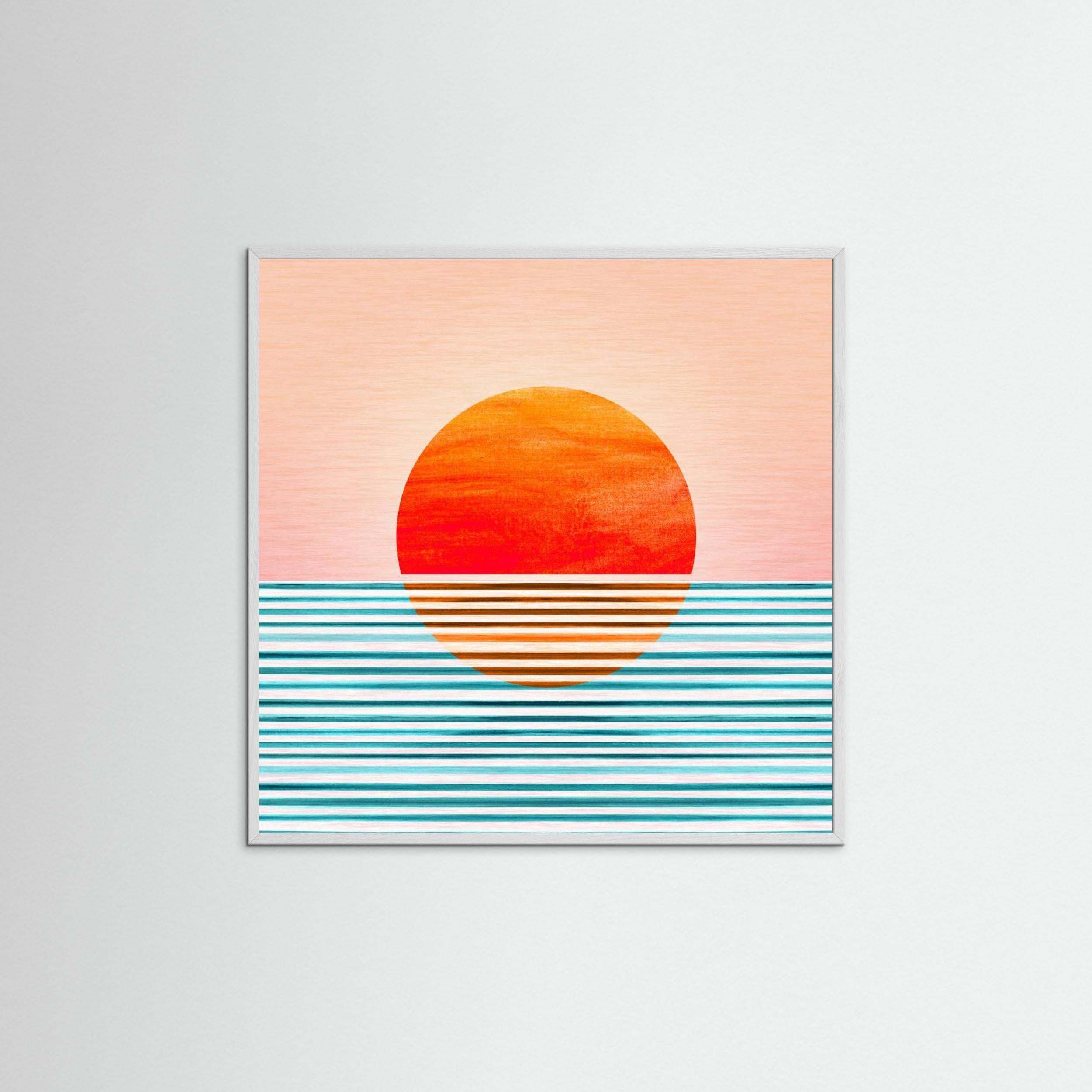 Minimalist Sunset III by Kristian Gallagher